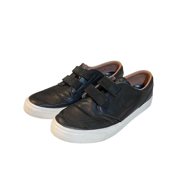 9.5 Rare Nike SB Zoom Janoski AC dunk 705405-002 Triple Black Leather Shoes Skat main image 15
